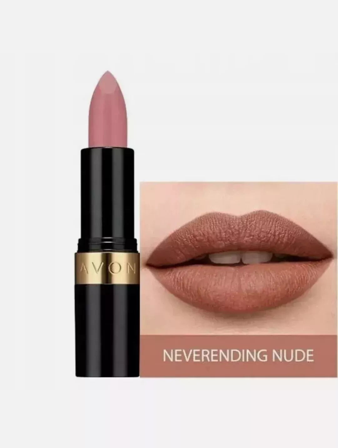 Avon Power Stay Up To 10 Hour Lipstick In *Neverending Nude* Sale