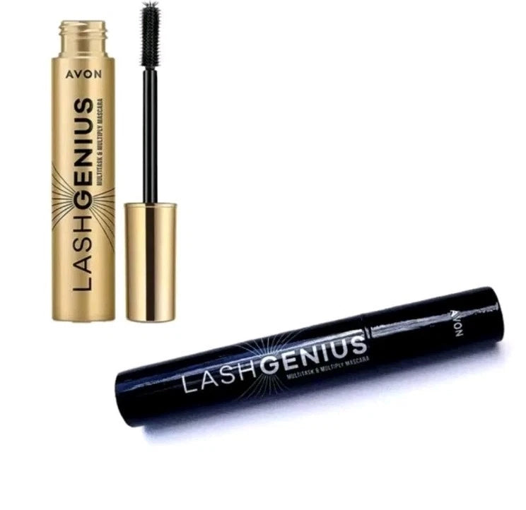 MASCARA By AVON  LASH GENIUS  MULTITASK & MULTIPLY BLACKEST BLACK 10ml