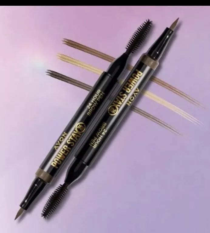 Avon Power Stay 24-Hour Brow Pen Shade Blonde X2 Sale Clearance Offer