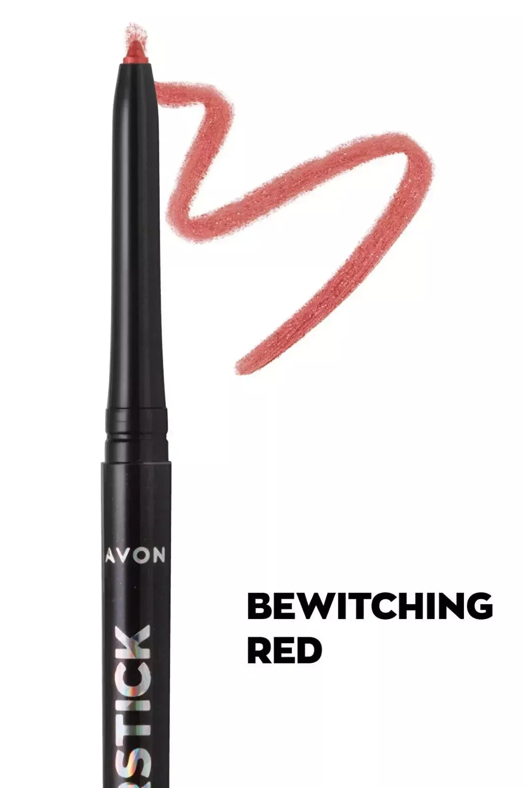 Avon Glimmerstick Retractable Diamonds Eyeliner In *Bewitching Red* Clearance