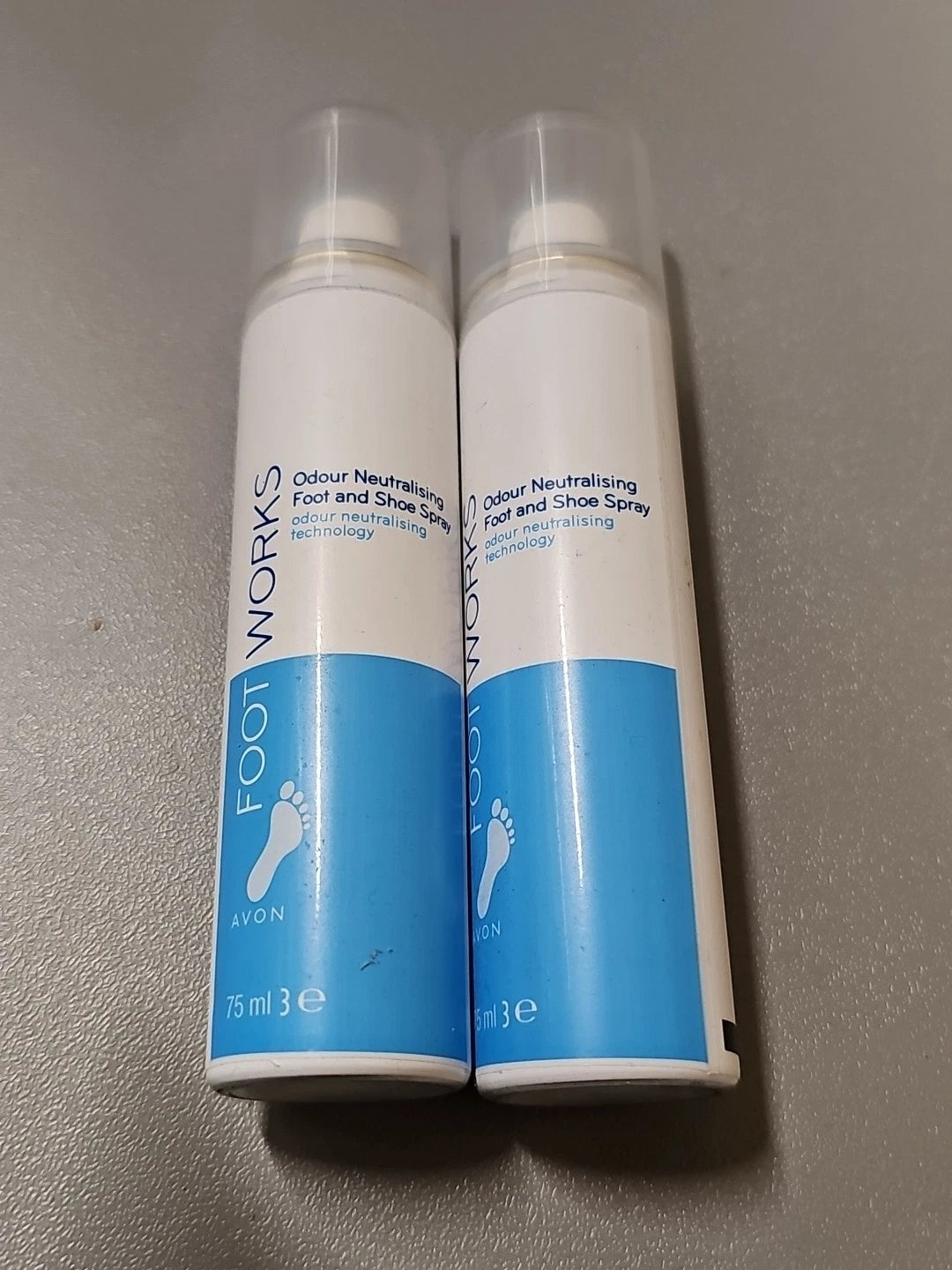 X2 Avon Footworks Odour Neutralising Foot And Shoe Spray 75ml Only £14 Last 2