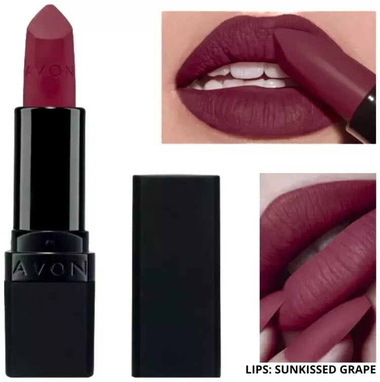 Avon Ultra Matte Lipstick In *Sunkissed Grape* Full Size Lipstick