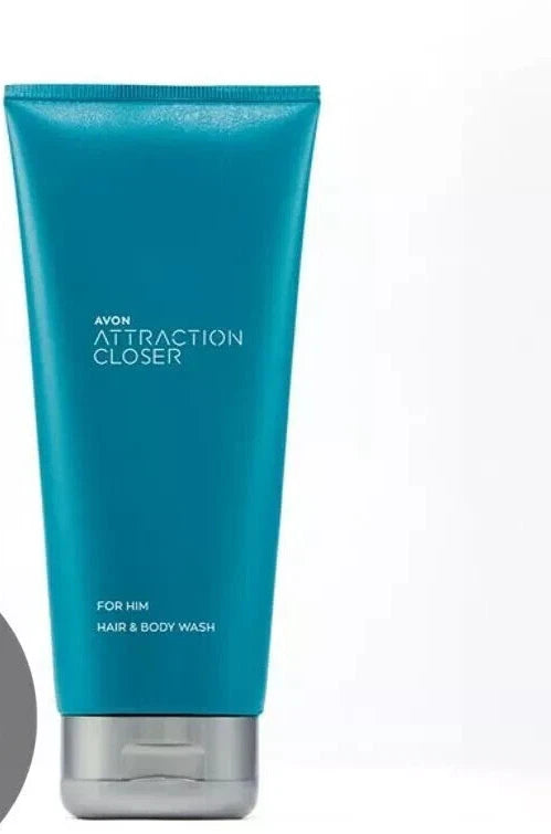 Avon Attraction Closer for Him Hair and Body Wash 200ml Last One Sale