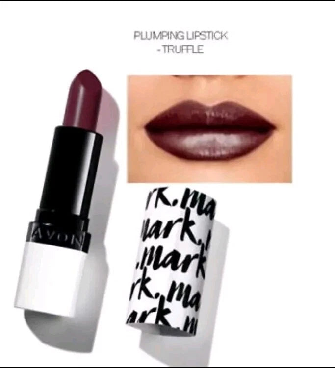 3 Pack Avon Mark Epic Plump It Lipstick Shade: Truffle Dark Coffee Brown £10