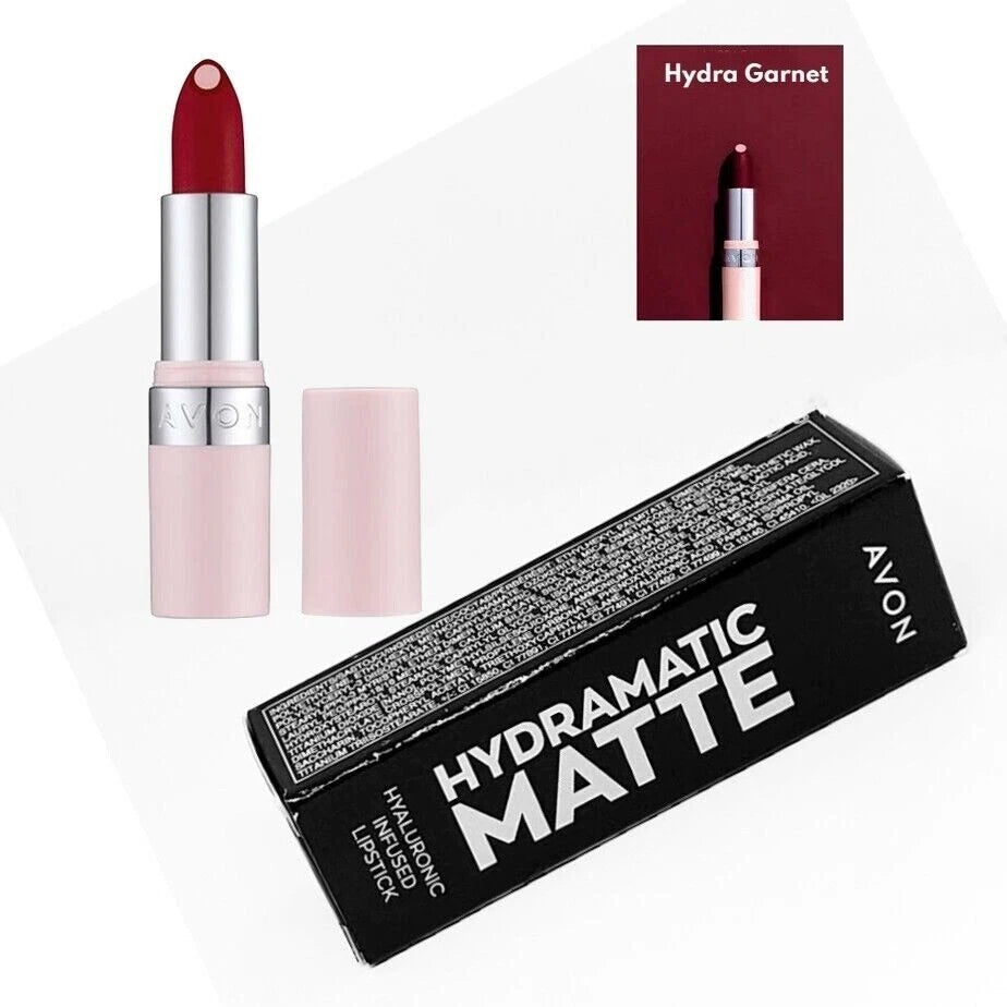 Avon Hydramatic Matte Lipstick Hyaluronic Infused Lipstick * Hydra Garnet* Sale