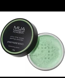 3 Pack MUA Make Up Academy Ultra Fine Loose Setting Powder - Balancing Green 18g