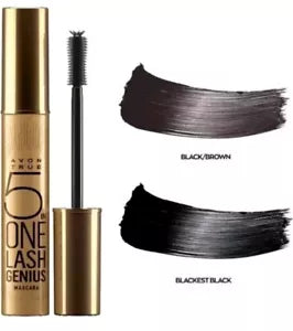 3 Pack - Avon True 5 in One Lash Genius Mascara Brown Black 10ml New & sealed