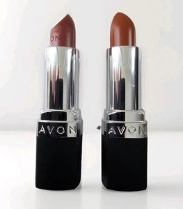 2pc Avon True Colour Perfectly Matte Lipstick French Toast & Cafe Au Only £5.99