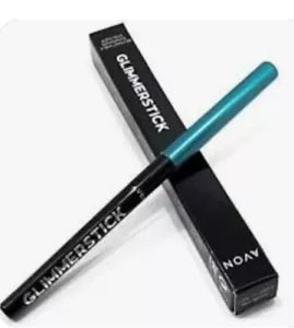 X2 AVON  Retractable Glimmerstick DIAMONDS Eyeliner  Twist Up IN AQUA SPARKLE