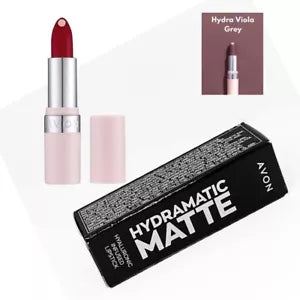 Avon Hydramatic Matte Lipstick Hyaluronic Infused Lipstick *Hydra Viola Grey*