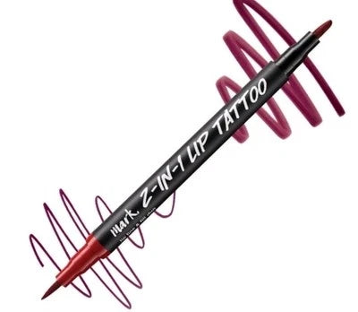 Avon mark. 2-in-1 Lip Tattoo Lip Line & Fill Duo ~ **BRIGHT SIDE** ~ New & Boxed