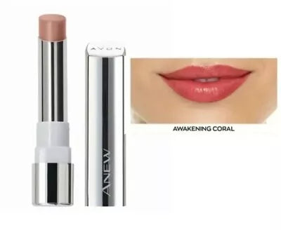 X3 Avon Anew Revival Serum Infused Lip Colour Lipstick in AWAKENING CORAL £11