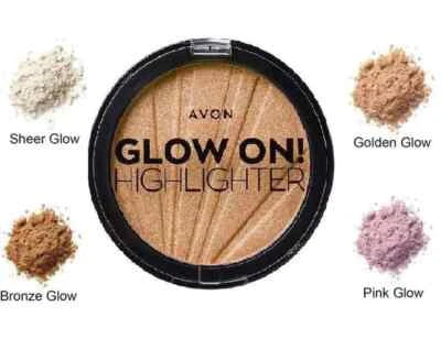 Avon Glow On! Highlighter Pressed Powder *Choose Your Shade* New Boxed Sale