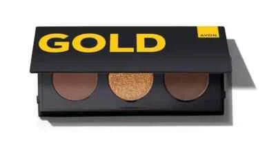 Avon Gold Your Power Eyeshadow Trio Palette - Limited Edition!