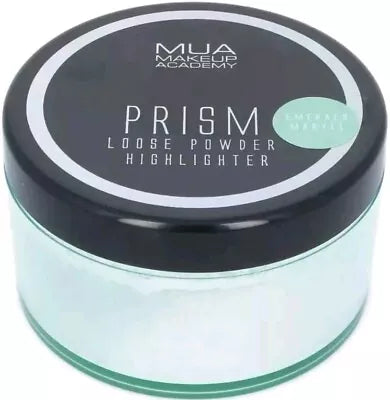 X3 Tubs £10 - MUA PRISM LOOSE POWDER HIGHLIGHTER-EMERALD MARVEL