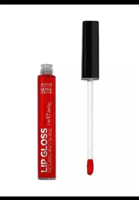 Red Lip Gloss 1x7ml Tropical Twist Red Ultra Colour Nourishing High Shine Avon