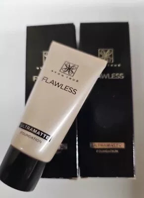 Avon True Flawless Ultra Matte Foundation 30ml X2 FULL SIZE ~ Dark Cocoa
