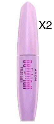 X2 Only £8.99 Avon Delightfull False Lash Mascara~ BLACKEST BLACK Free Post