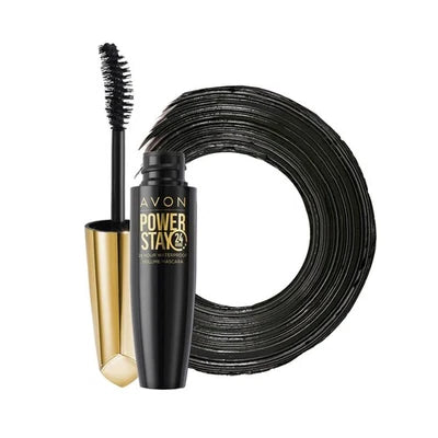 Avon Power Stay 24 Hour Waterproof Volume Mascara *Blackest Black* Discontinued