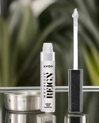 3 PackAvon Metallic Reign Liquid Eyeshadow In Ice Queen Only £5.99