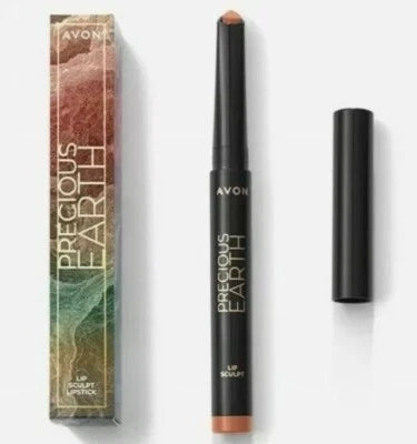 Avon Precious Earth Lip Sculpt Lipstick in Red Brick BNIB