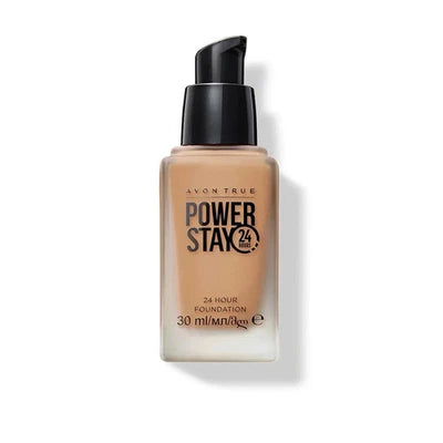 Avon Power Stay 24 Hours  Longwear Foundation 30ml (X3) Shade *Toasted Praline*