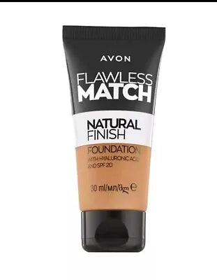 Avon Flawless Match Natural Finish Foundation SPF20   Shade 245n Natural Beige