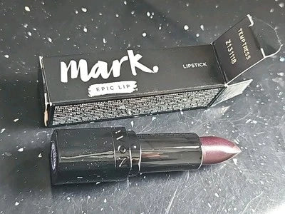 X2 Avon Mark Epic Lip Lipstick In Temptress Discontinued Purple 2pc Only £6