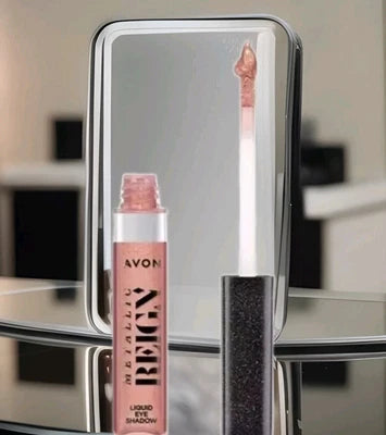 Gold Metallic Liquid Eyeshadow Avon Reign Golden Crown Discontinued