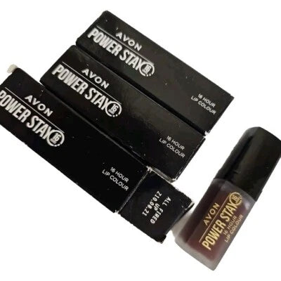 3 Pack Avon Power Stay 16 hour lip colour in All Fired Up Sale