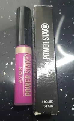 AVON Power Stay 10 hour Liquid Stain lipstick Purple Be Mine No Box