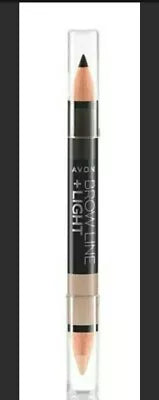 X2 Avon Brow Line And Light Duo (soft black) Only £8