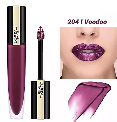 L'Oreal Paris Rouge Signature Matte Liquid Lipstick In 204 I Voodoo Sale
