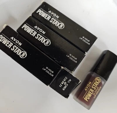 3 Avon Power Stay 16 hour lip colour in All Fired Up Colour Only £13