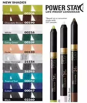 Avon Power Stay 24H Gel Eyeliner New Stock By Avon *Choose Your Shade* Clearance