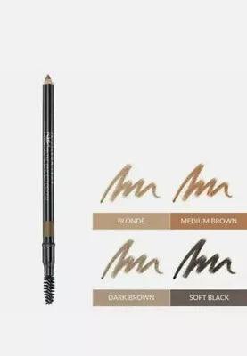 Avon True Dual Ended Brow Pencil with Spoolie - Medium Brown - Brand New Boxed