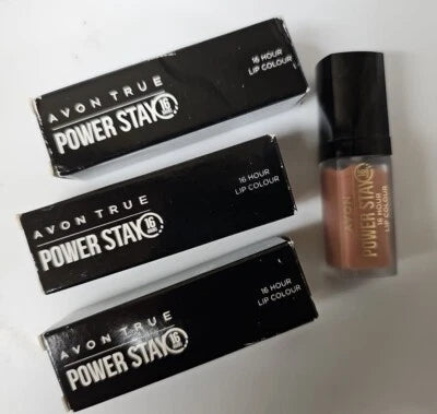 3 NON-STOP NUDE Avon True Power Stay Lip Lacquer Only £12.99