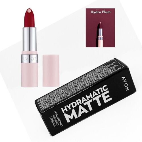 Avon Hydramatic Matte Lipstick Hyaluronic Infused Lipstick *Hydra Plum* Sale