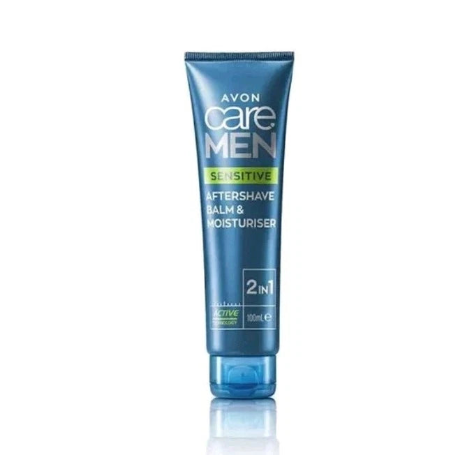 3 x Avon Care Men Sensitive 2-in-1 Aftershave Balm & Moisturiser 3 x 100ml