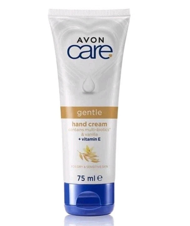 3 x Avon Care Gentle Hand Cream, 75ml | Dry & Sensitive Skin Vitamin E New (93)