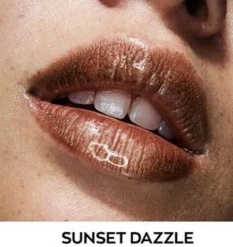 Avon Mark Show Glow Glass Holographic Lip Gloss In *Sunset Dazzle* Discontinued